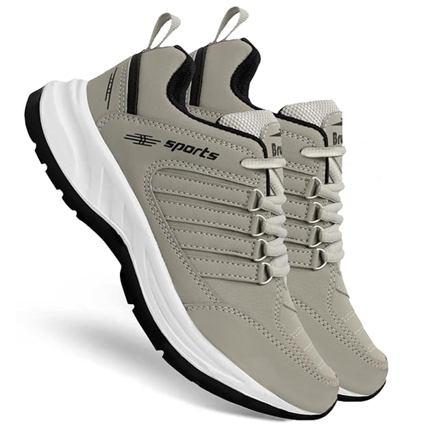 BRUTON EVA Lite Sport Shoes Running Shoes for Men- Grey
