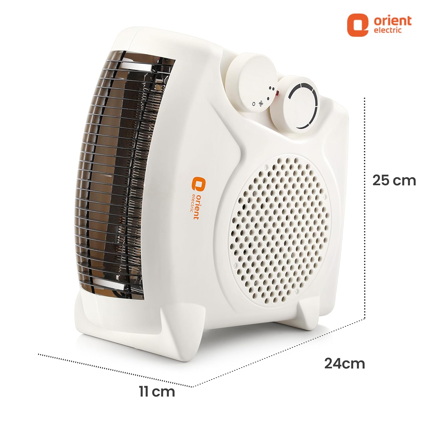 Heater     Orient Electric Areva Portable Room Heater | 2000W | Two Heating Modes | Advanced Overheat Protection | Horizontal &amp; Vertical Mount |