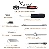 VERAT 46 in 1 Tool Kit/Screwdriver/Multi-Purpose Combination Tool Case Precision Socket Set/DIY Projects/Precision Screwdriver/Set for Game Console/Bike/Car/Home Tool Kit Set Wrench Set (Black)