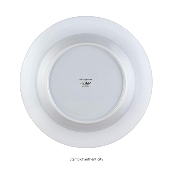 Noritake Japan - Porcelain Soup Bowls 6 pcs, Service for 6 - Luxury Dining and Kitchen Set - Hearth Collection Monarch Gold Golden Dinnerware Bowl Set