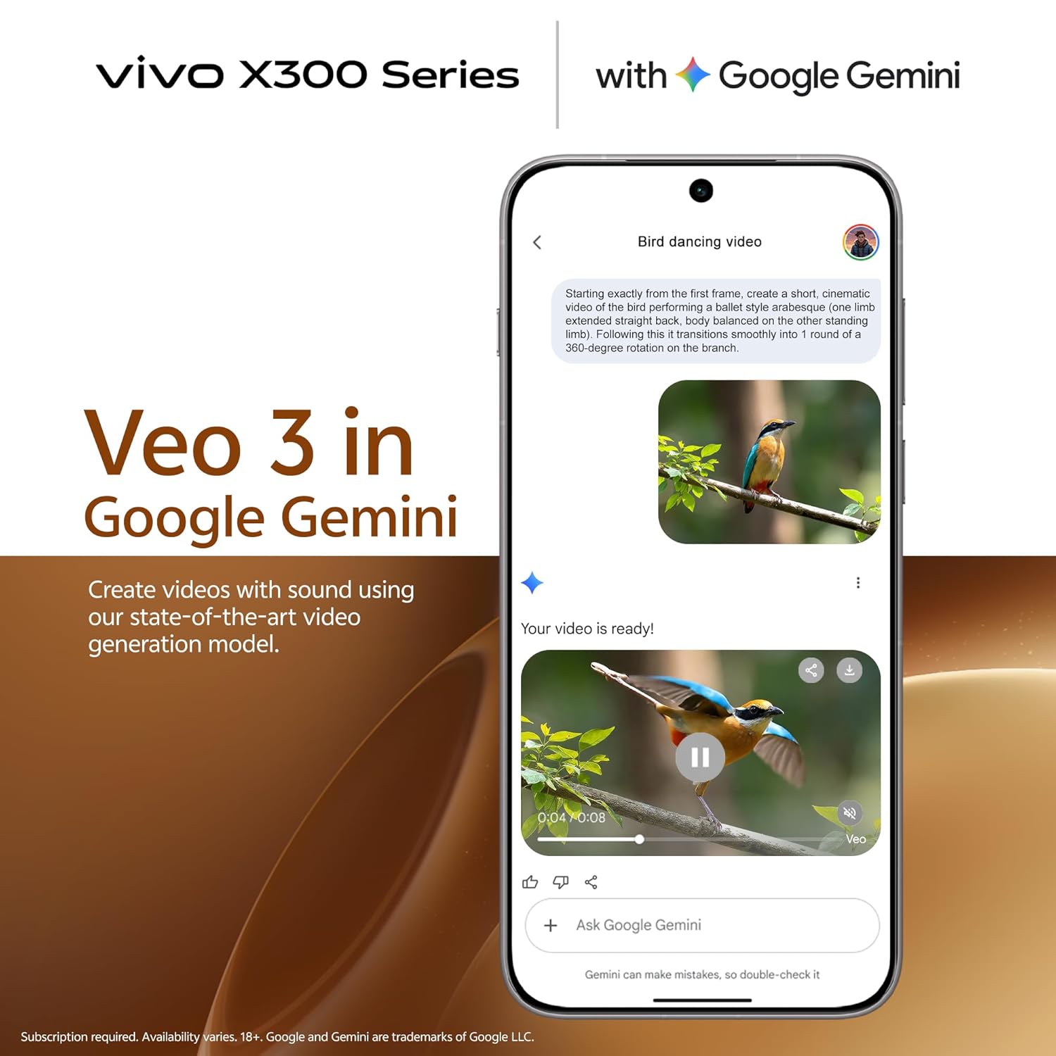 vivo X300 5G (Summit Red, 12GB RAM, 256GB Storage) with No Cost EMI/Additional Exchange Offers