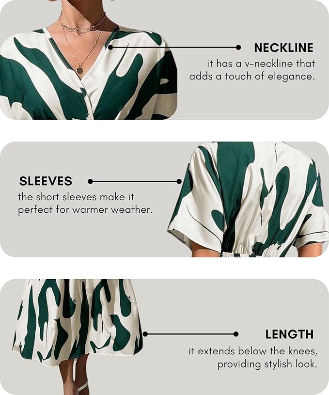 Leriya Fashion Printed Maxi Dress for Women | Trendy Long One Piece Summer Outfit | Lightweight Flared Dress for Casual &amp; Holiday Wear