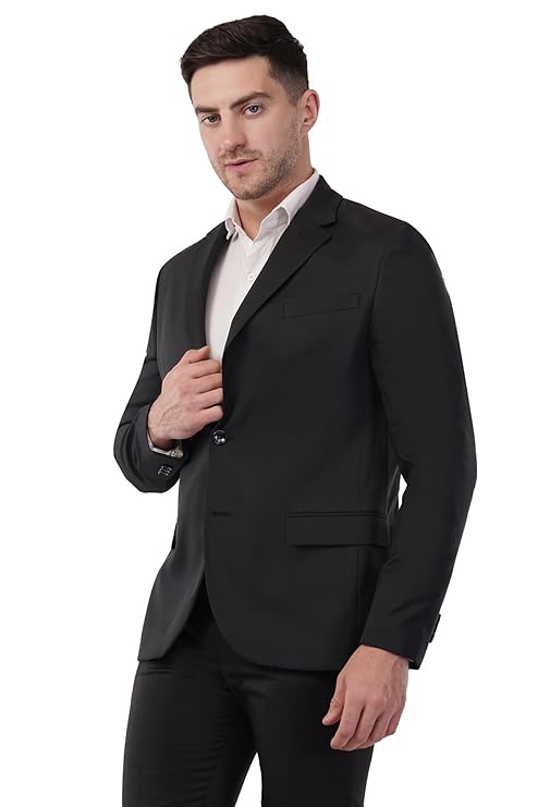 SaintX Men's Formal Blazer | Fully Lined | Slim Fit | Professional Jacket | Premium Business Formal Suit | Wedding | All Purpose