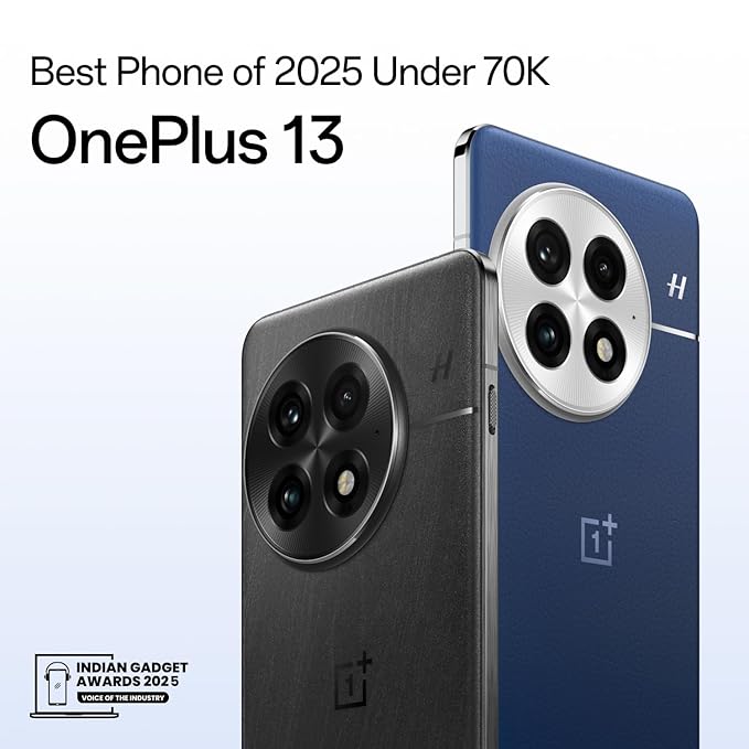 OnePlus 13 | Smarter with OnePlus AI | Lifetime Display Warranty |12GB RAM 256GB Storage Midnight Ocean | Official Smartphone for BGMS 2025