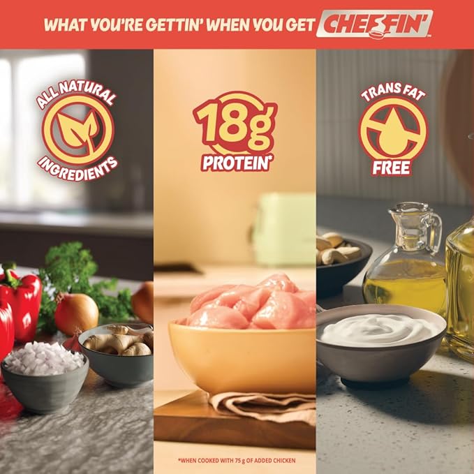 Cheffin Butter Chicken Masala 285g | Ready to Cook in 10 mins | Serves 2-3 | Just add Fresh Chicken or Paneer | All Natural, No Preservatives | 3-Pouch Cooking Kit for Restaurant Style Taste at Home