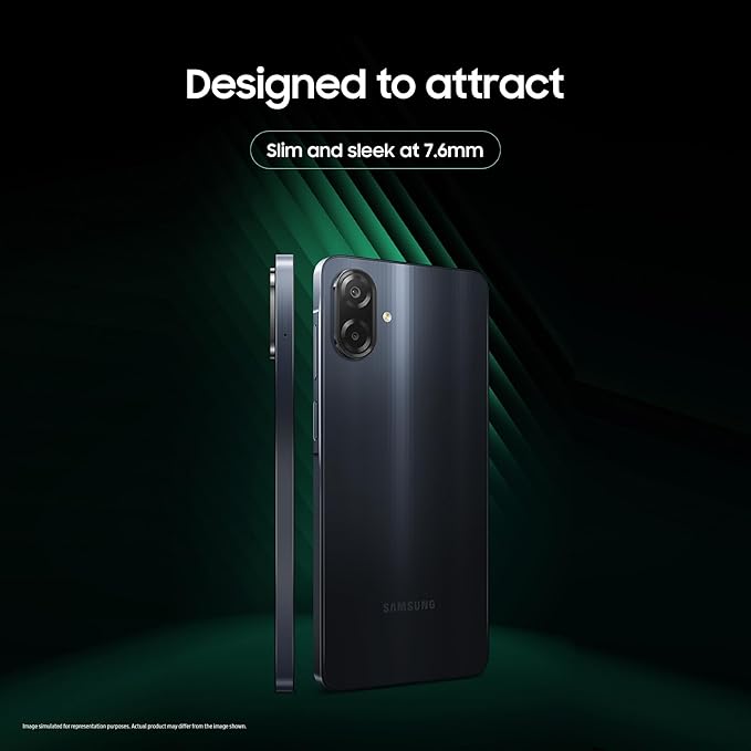 Samsung Galaxy M07 Mobile (Black, 4GB RAM, 64GB Storage) | MediaTek Helio G99 | AnTuTu 624K | IP54| 50MP Camera | 7.6mm Slim | 5000mAh Battery | 25W Fast Charging | 6 Gen OS Upgrades | Without Charger