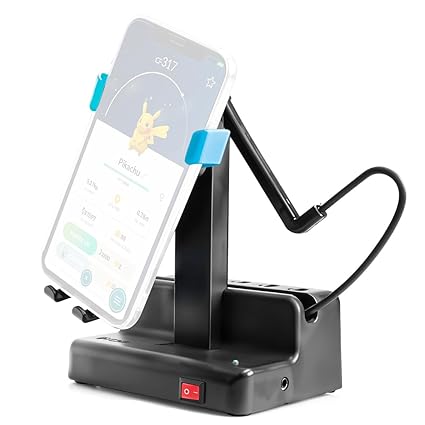 ZORBES® Phone Shaker for Steps Compatible with Stepper Shaker for 6.5'' Phones, Phone Swing Device with Switch, Silent Electric Step Simulator, USB Plug and Go