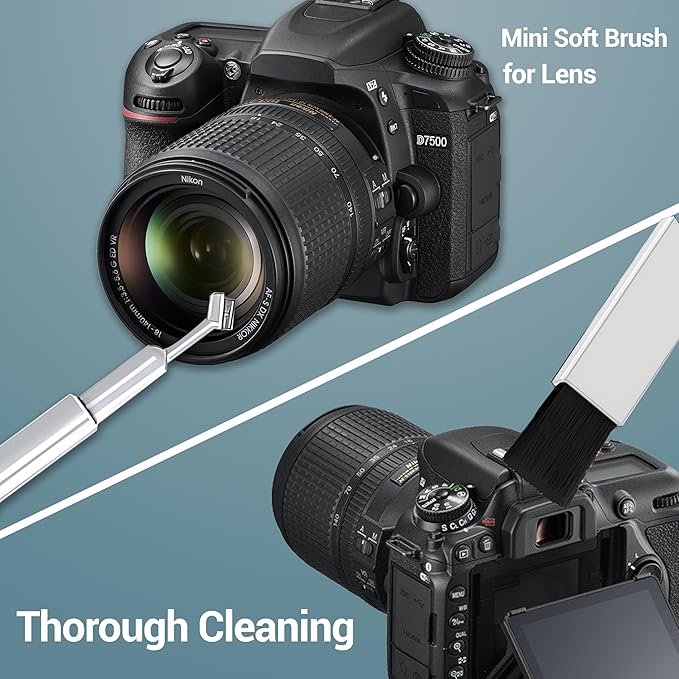 Ant PC Shine20, 17-in-1 Multifunctional Cleaner Kit for Electronic Devices Keyboard Cleaning Brush Headphones Cleaner Kit for AirPods Multi-Tool for Cleaning Laptop Earbuds Camera Mobile_ Navy Blue