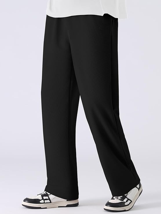 Mehrang Trouser Track Pants for Men | Loose Fit Man Track Pants | Formal Causal Regular Fit | Baggy Stylish | Relaxed Cargo | Summer | Stretchable (Sports | Gym | Yoga)