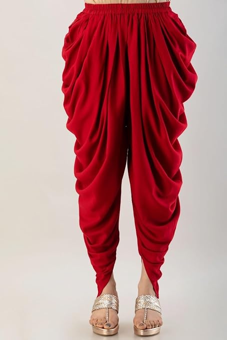 Women Loose Fit Rayon Dhoti Pant for Women | Patiala Slawar Bottom Wear Harem Bottom Pants.